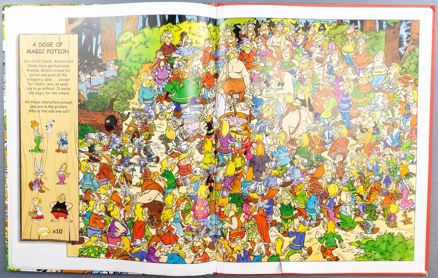 Asterix Game Book: Where's Dogmatix? Orion Books 2012 UK Hardback Edition