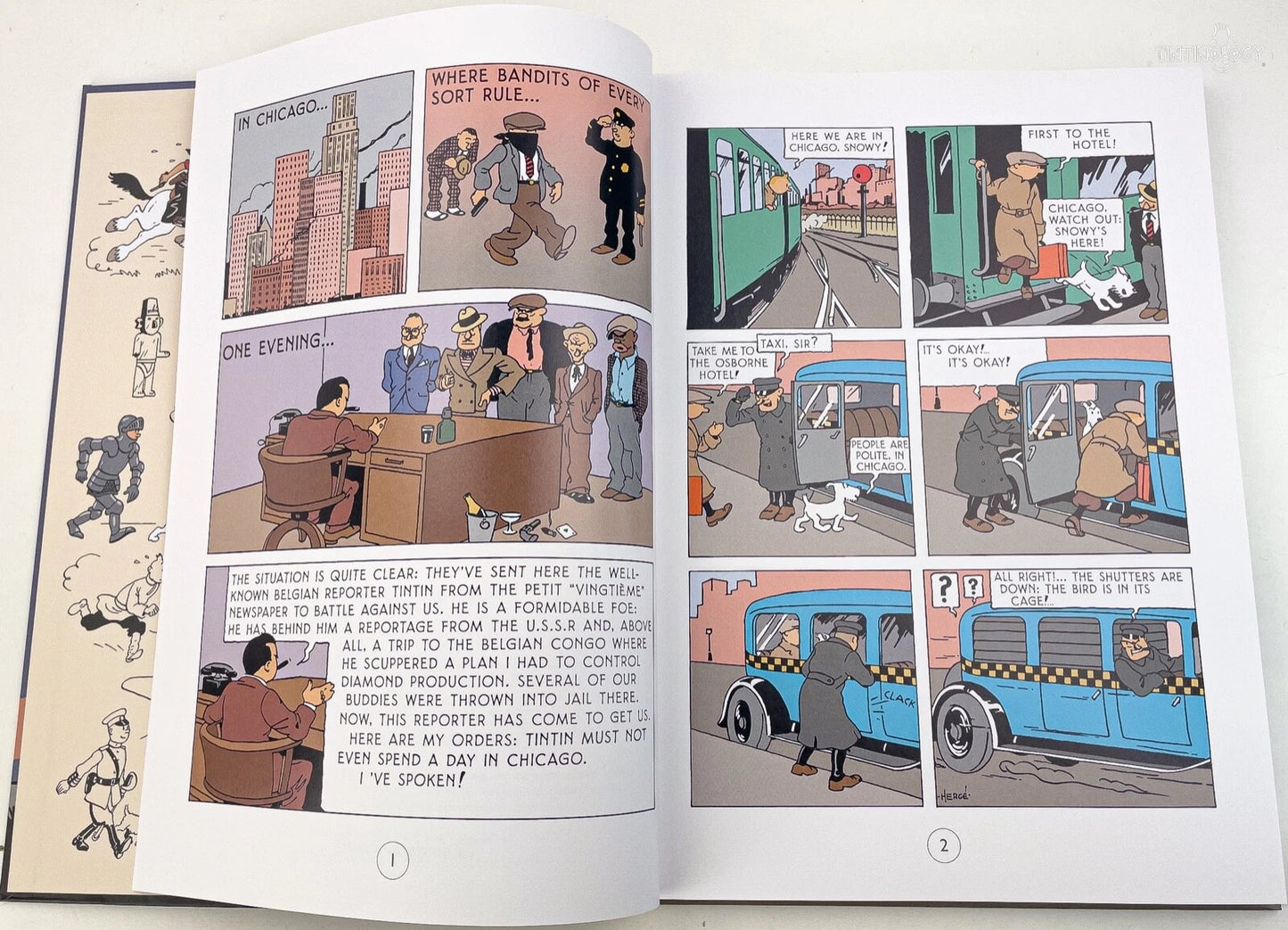 Tintin in America B&W Colorised Version 1 - 2020 HB by Editions Moulinsart