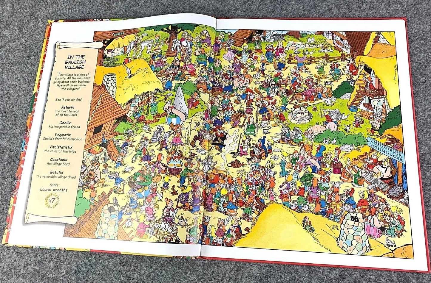Asterix Game Book: Where's Asterix? Orion Books 2011 UK Hardback Edition