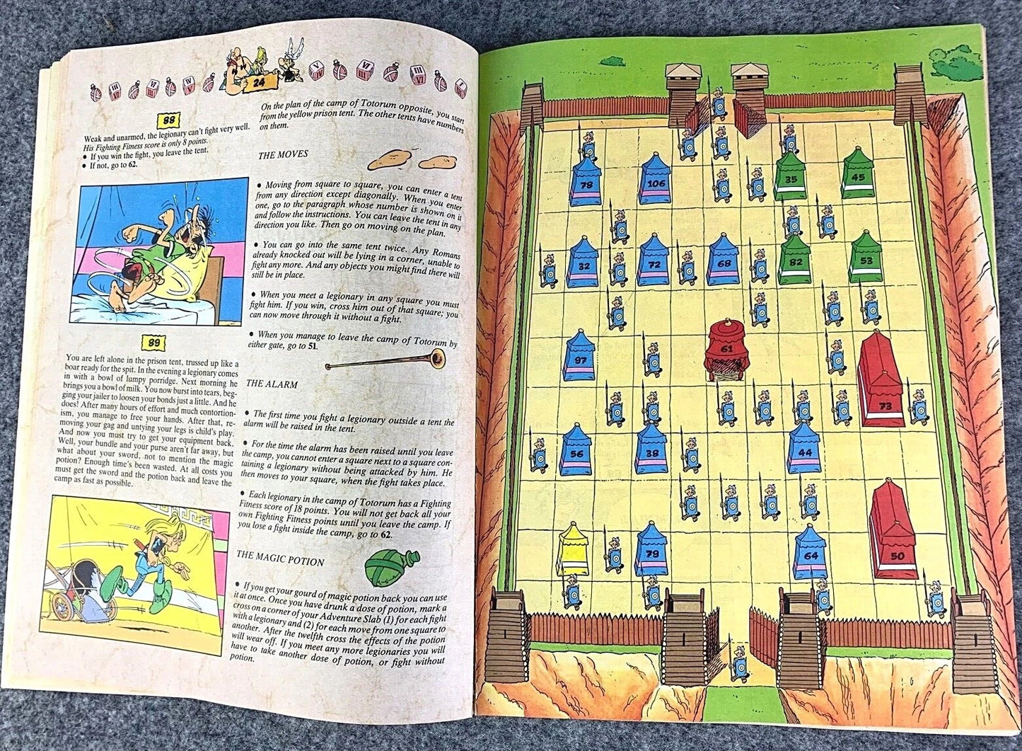 Asterix Game Book Volume 2: Meeting of the Chieftans Hodder Stoughton 1989 UK Paperback Edition