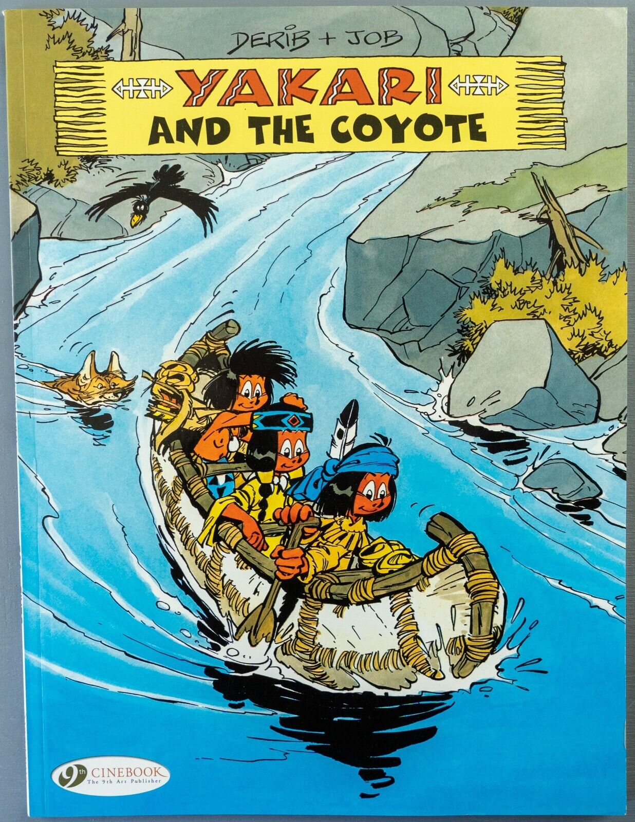 Yakari And The Coyote Volume 9 Cinebook Paperback Comic Book Derib+job