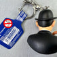 Moulinsart Toy Keyring: Tomson Bust 3.5cm Height 42318 Official Tintin Figure Key Ring