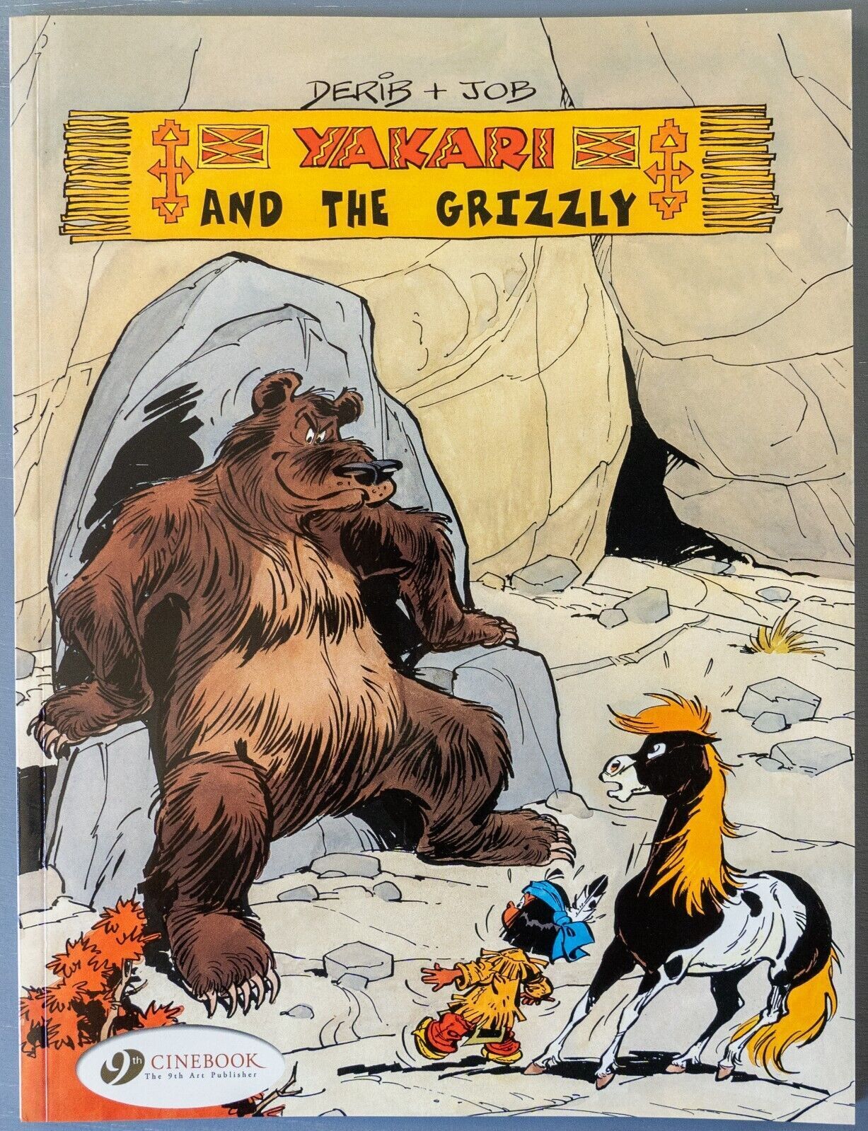 Yakari And The Grizzly Volume 4 Cinebook Paperback Comic Book Derib+job