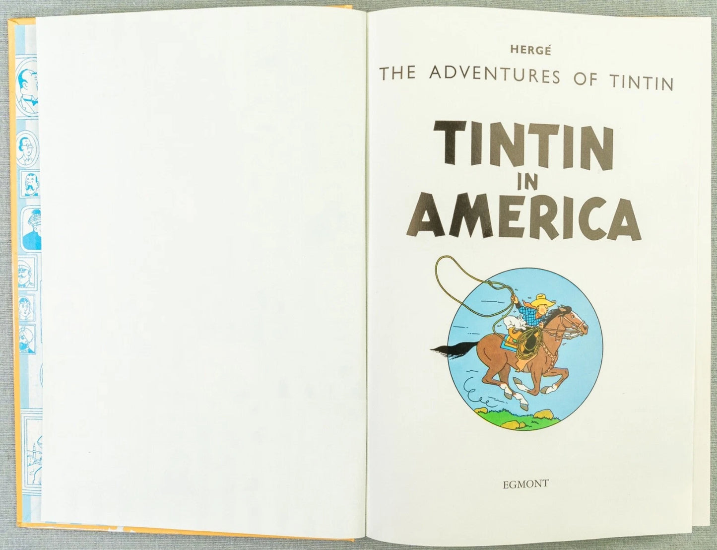 Tintin 3 in 1 Volume 1 - 1990 UK Egmont Hardback 1st Edition Comic Book