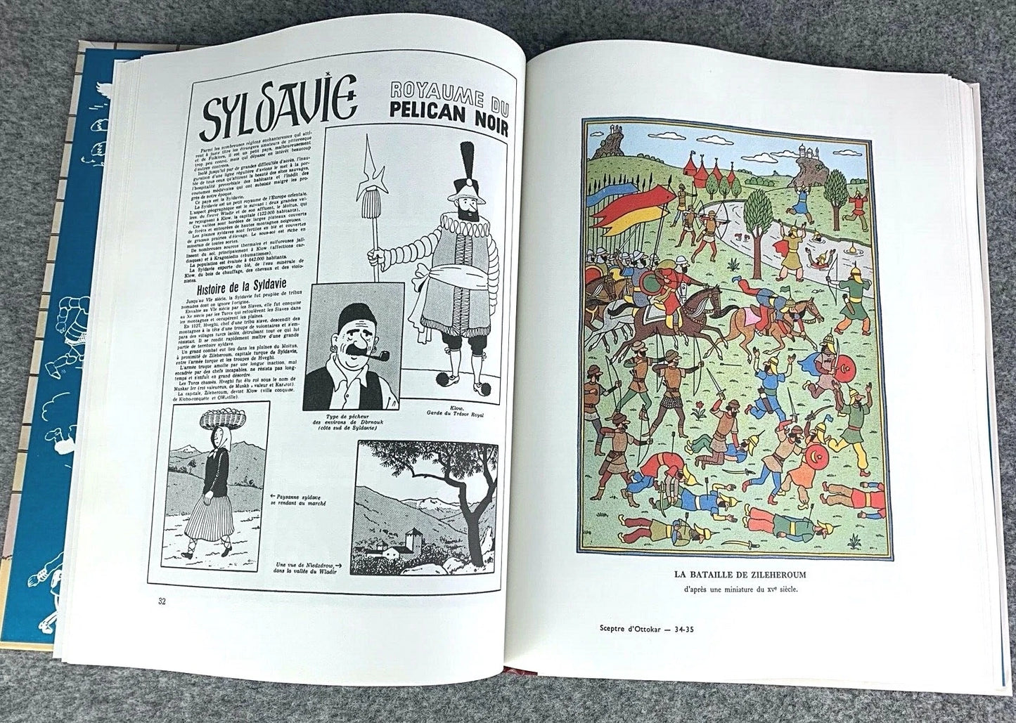 Le Sceptre D' Ottokar 1st Facsimile Casterman 2009 Edition HB Tintin Book Herge EO