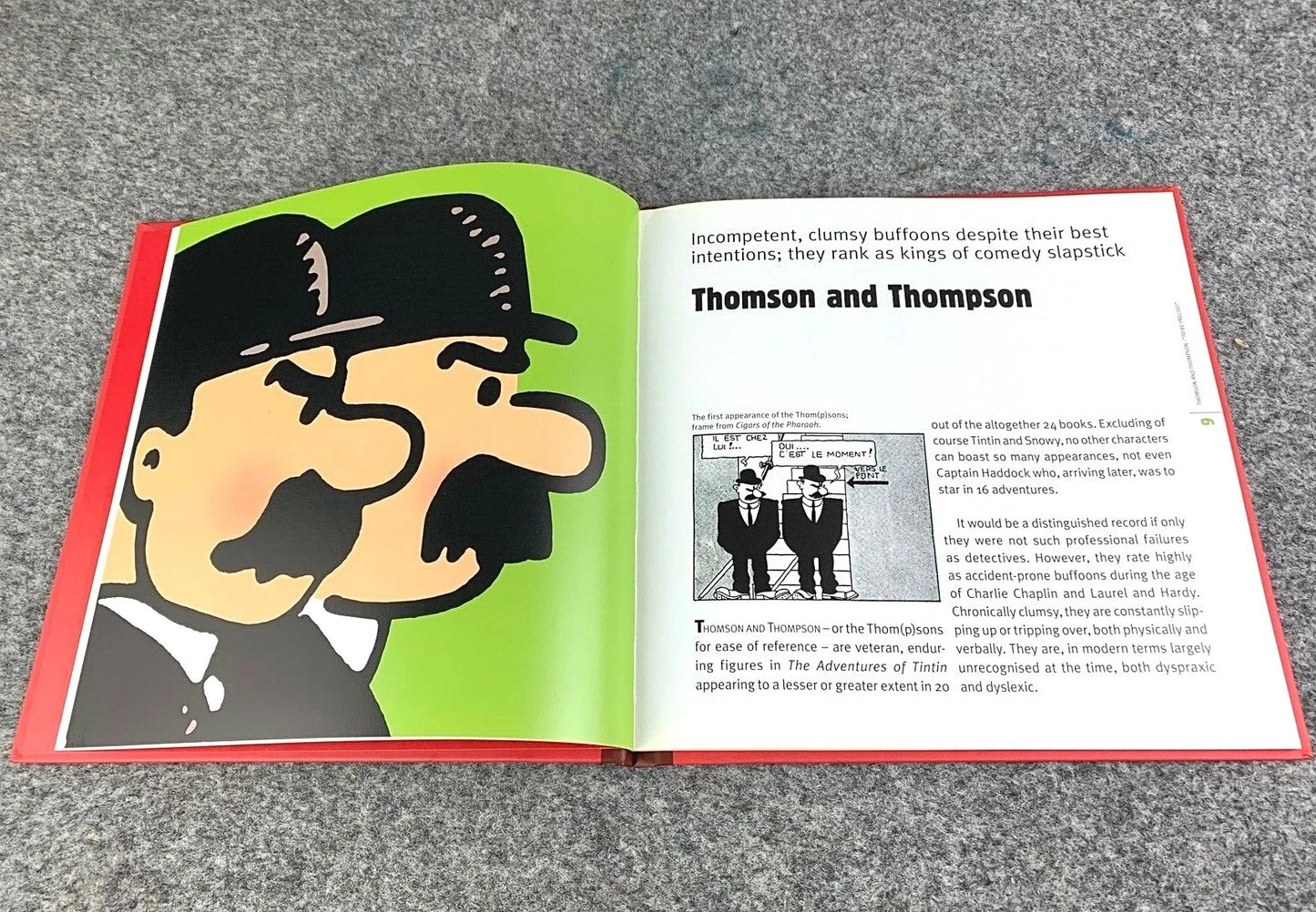 Egmont Tintin Character Book: Thomson & Thompson by Michael Farr 2007 Hardback 1st Edition