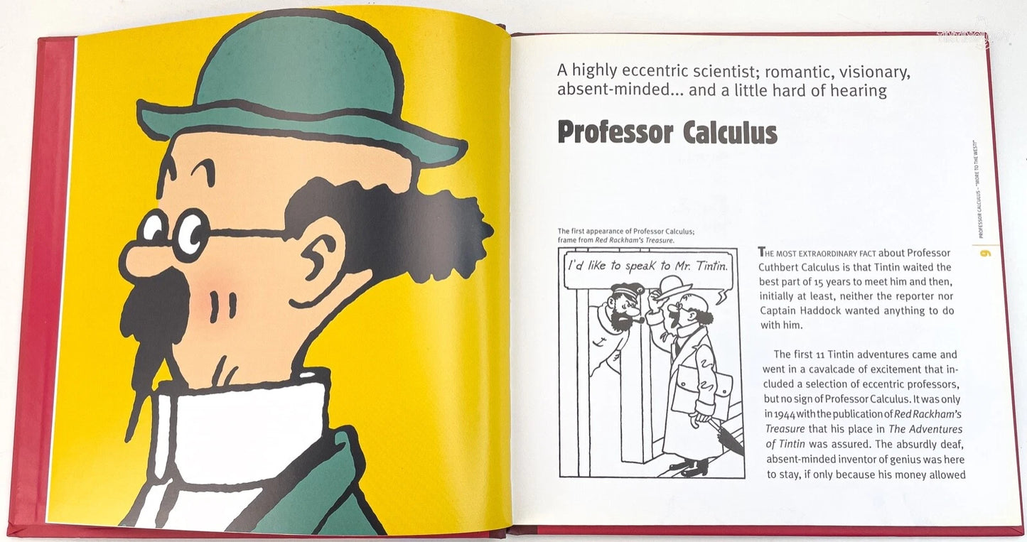 Egmont Tintin Character Book: Professor Calculus by Michael Farr 2007 Egmont Hardback 1st Edition