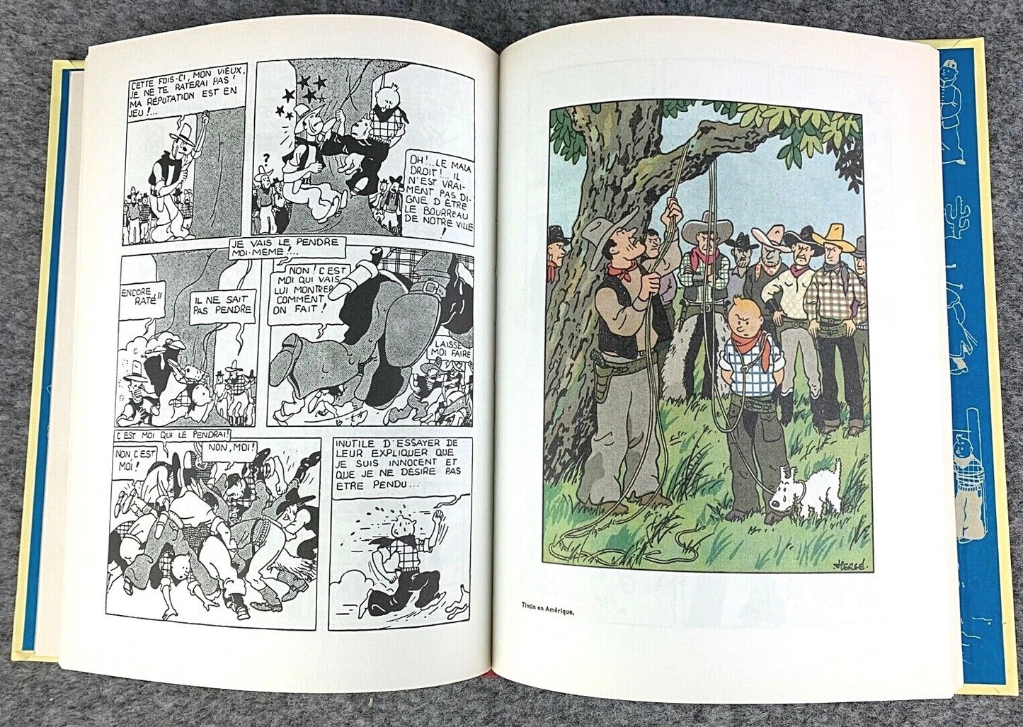 Tintin En Amerique Rare B&W MINI Facsimile French 1st Edition 1980s HB Tintin Book
