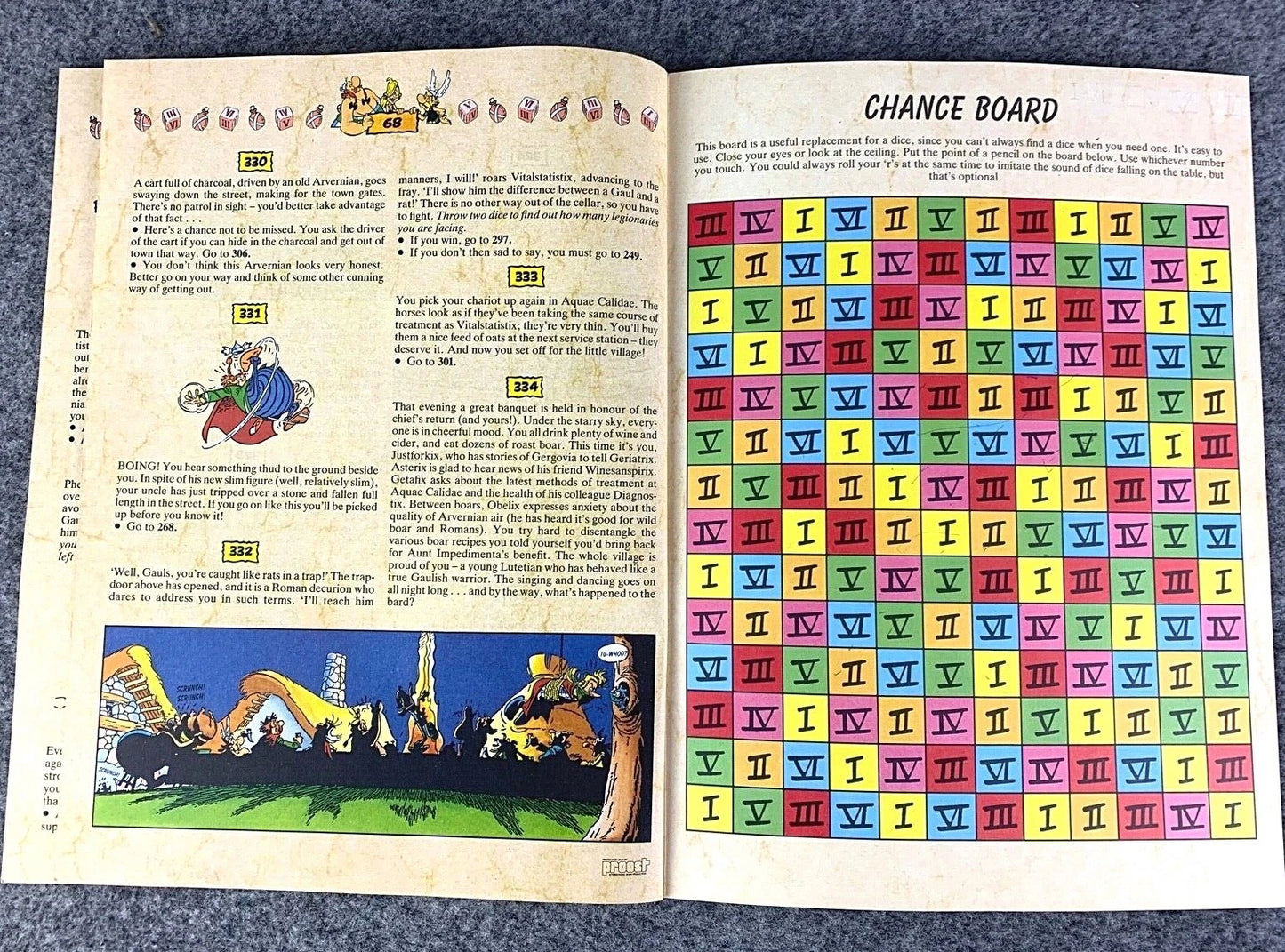 Asterix Game Book Volume 2: Meeting of the Chieftans Hodder Stoughton 1989 UK Paperback Edition