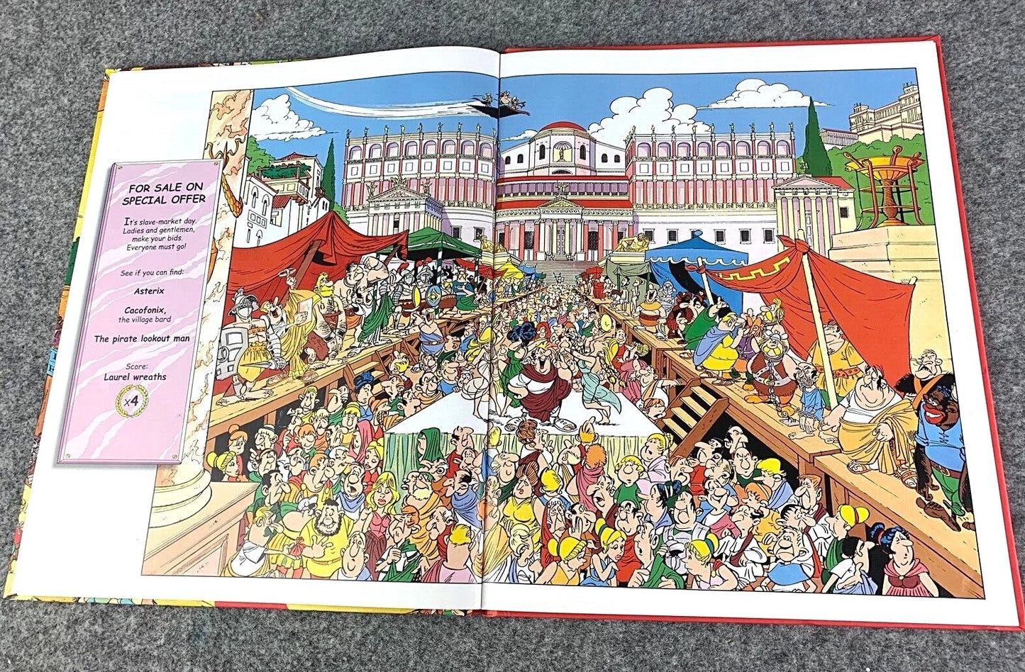 Asterix Game Book: Where's Asterix? Orion Books 2011 UK Hardback Edition