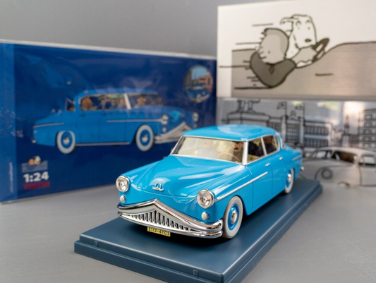 VOITURE TINTIN 1/24 29934 The Interpreters Car: Calculus Affair Hachette car #34