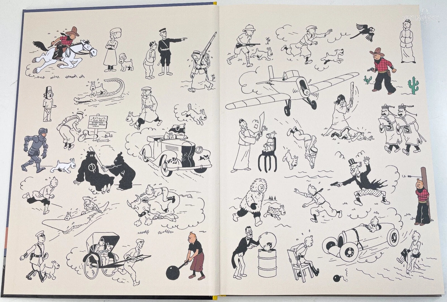 Tintin in America B&W Colorised Version 2 - 2020 HB by Editions Moulinsart