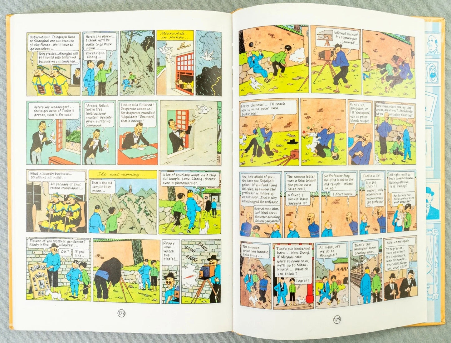 Tintin 3 in 1 Volume 1 - 1990 UK Egmont Hardback 1st Edition Comic Book