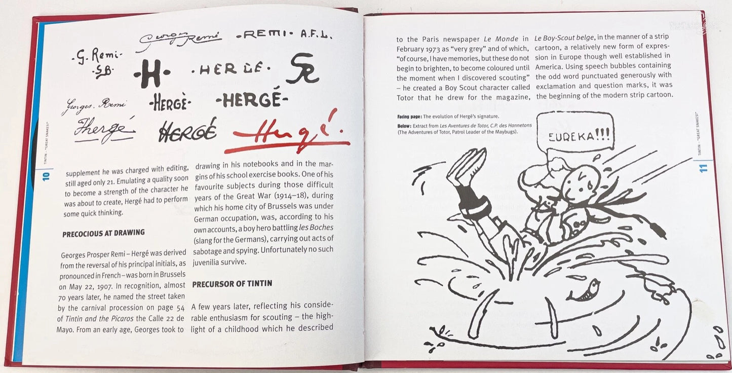 Egmont Tintin Character Book (minor defect) Tintin by Michael Farr 2007 Egmont Hardback 1st Edition