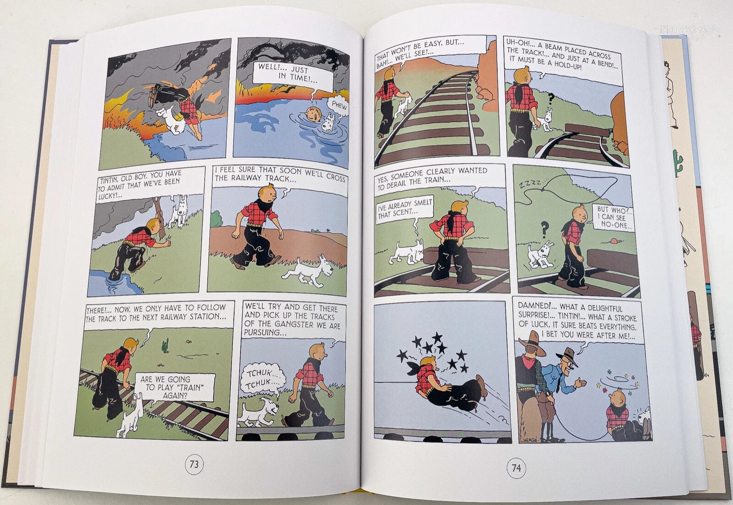 Tintin in America B&W Colorised Version 1 - 2020 HB by Editions Moulinsart