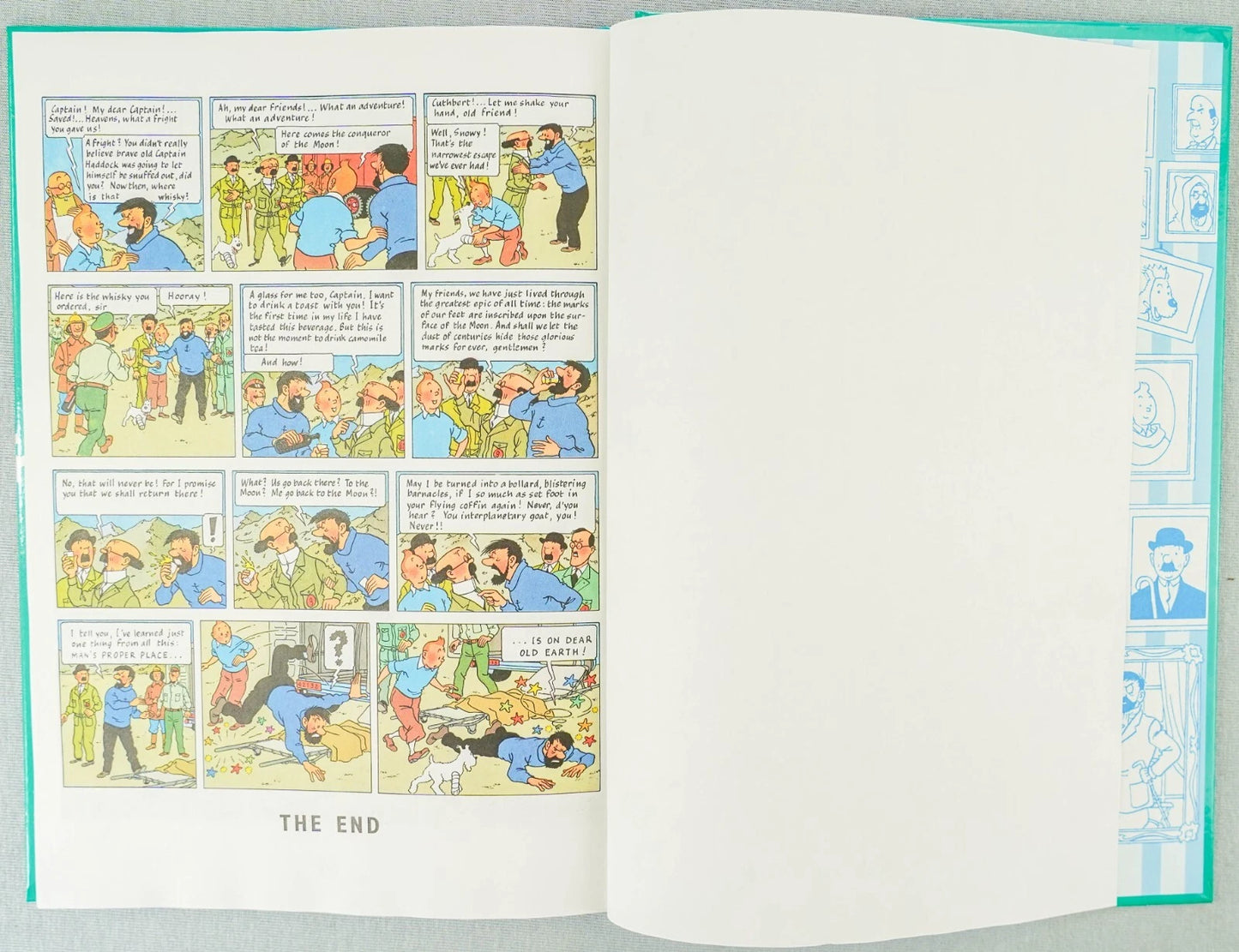 Tintin 3 in 1 Volume 5 - 1992 UK Methuen Hardback 1st Edition Comic Book