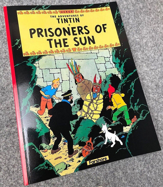 Prisoners of the Sun- Tintin Farshore 2000s UK Edition Book Paperback Herge