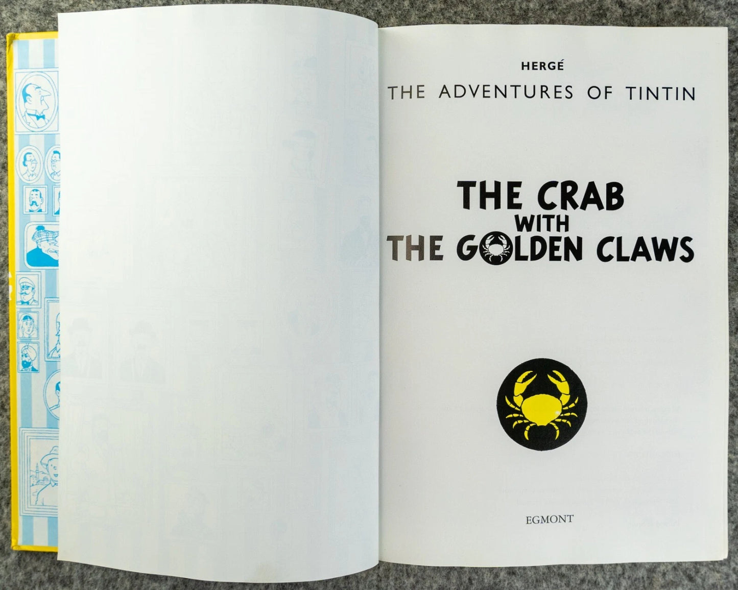 Tintin 3 in 1 Volume 3 - 1991 UK Egmont Hardback 1st Edition Comic Book