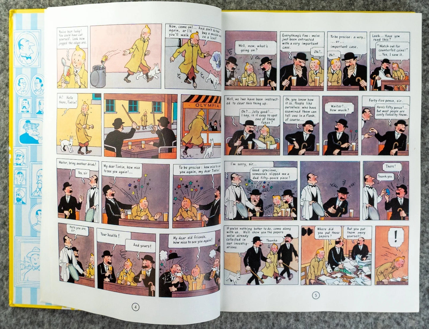 Tintin 3 in 1 Volume 3 - 1991 UK Egmont Hardback 1st Edition Comic Book