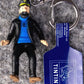 Moulinsart Toy Keyring: Haddock Surprised 8cm Height 42435 Official Tintin Figure Key Ring