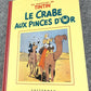 Le Crabe aux pinces d'or Rare B&W MINI Facsimile French 1st Edition 1980s HB Tintin Book
