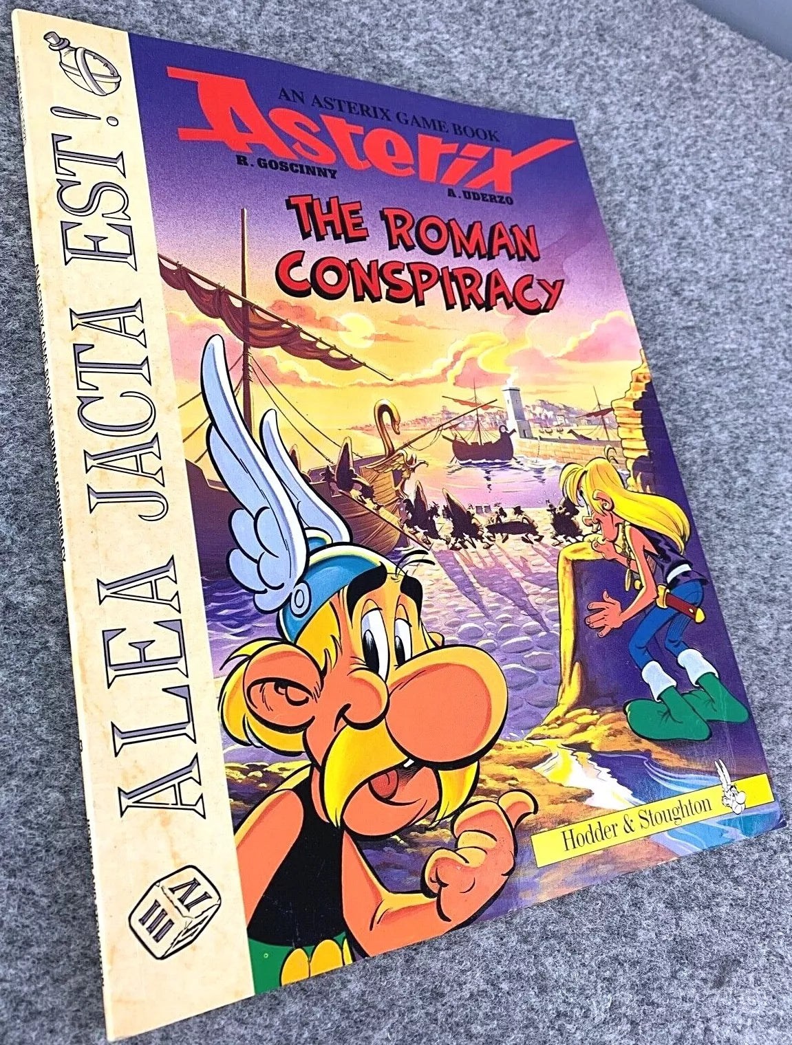 Asterix Game Book Volume 3: Roman Conspiracy Hodder Stoughton 1991 UK Paperback Edition