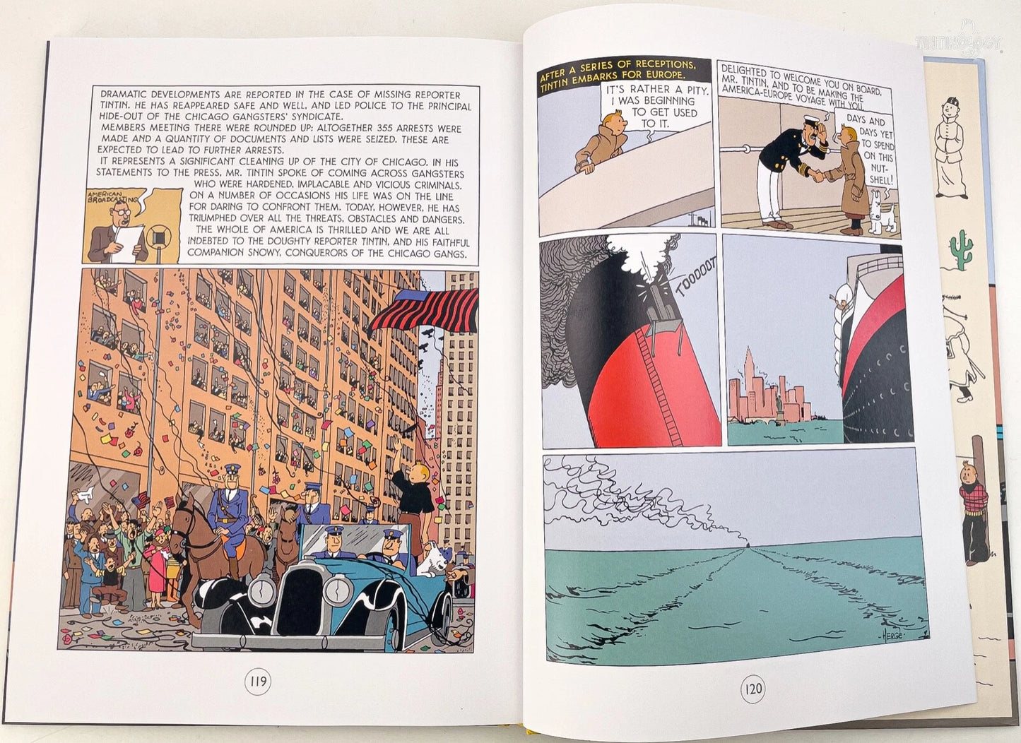 Tintin in America B&W Colorised Version 1 - 2020 HB by Editions Moulinsart