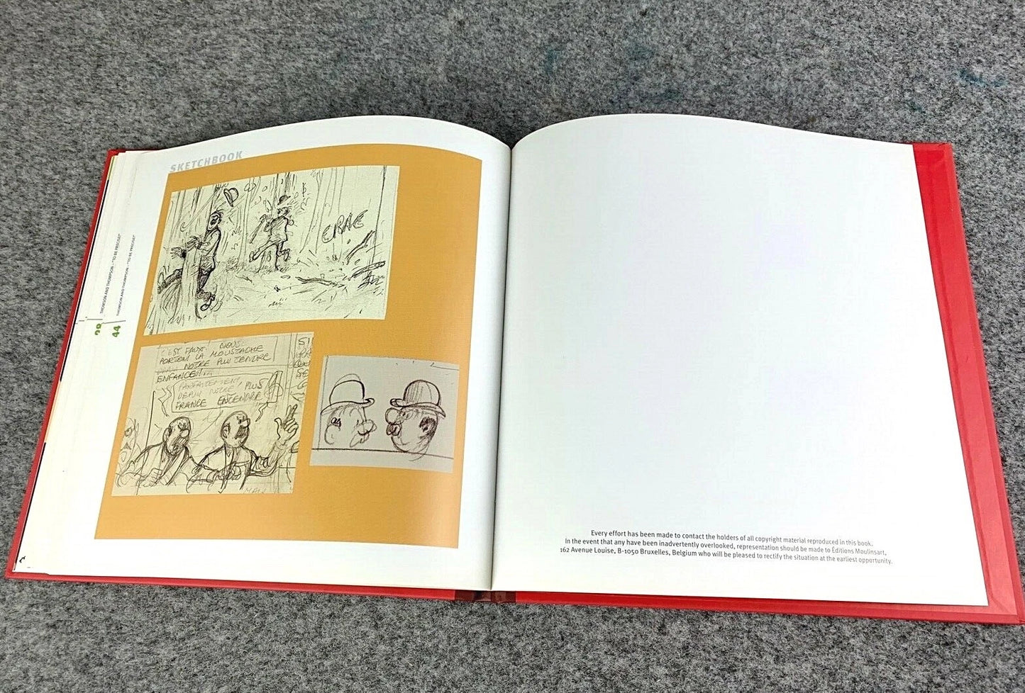 Egmont Tintin Character Book: Thomson & Thompson by Michael Farr 2007 Hardback 1st Edition