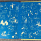 Le Lotus Bleu Rare B&W MINI Facsimile French 1st Edition 1980s HB Tintin Book