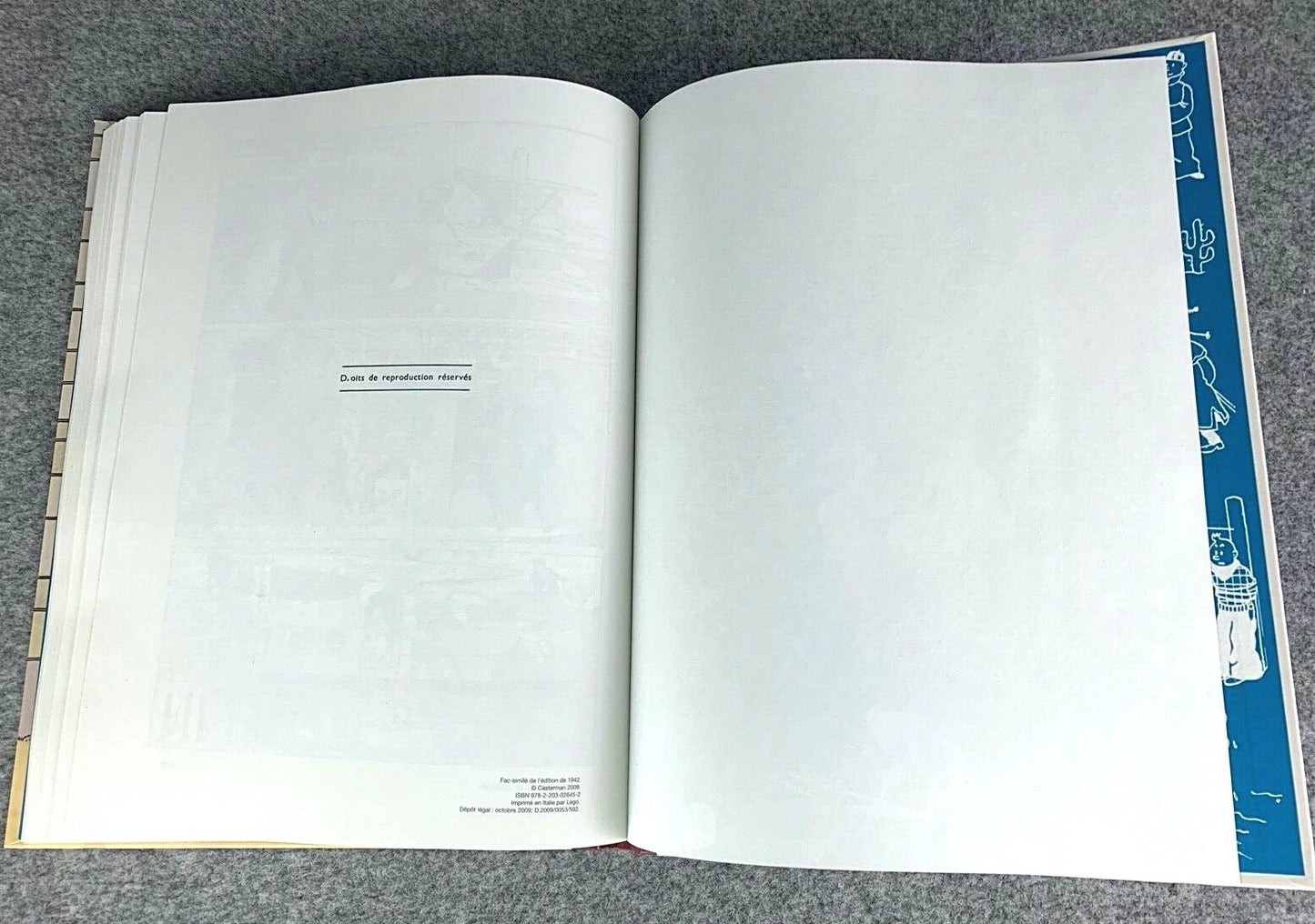 Le Sceptre D' Ottokar 1st Facsimile Casterman 2009 Edition HB Tintin Book Herge EO