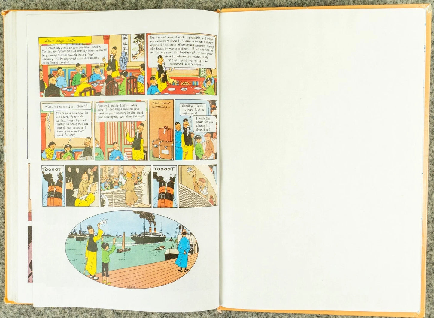 Tintin 3 in 1 Volume 1 - 1990 UK Methuen Hardback 1st Edition Comic Book