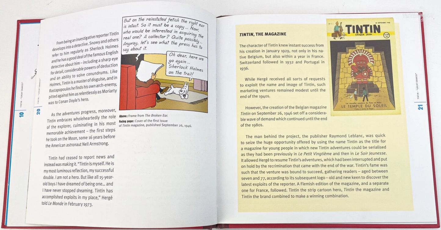 Egmont Tintin Character Book (minor defect) Tintin by Michael Farr 2007 Egmont Hardback 1st Edition