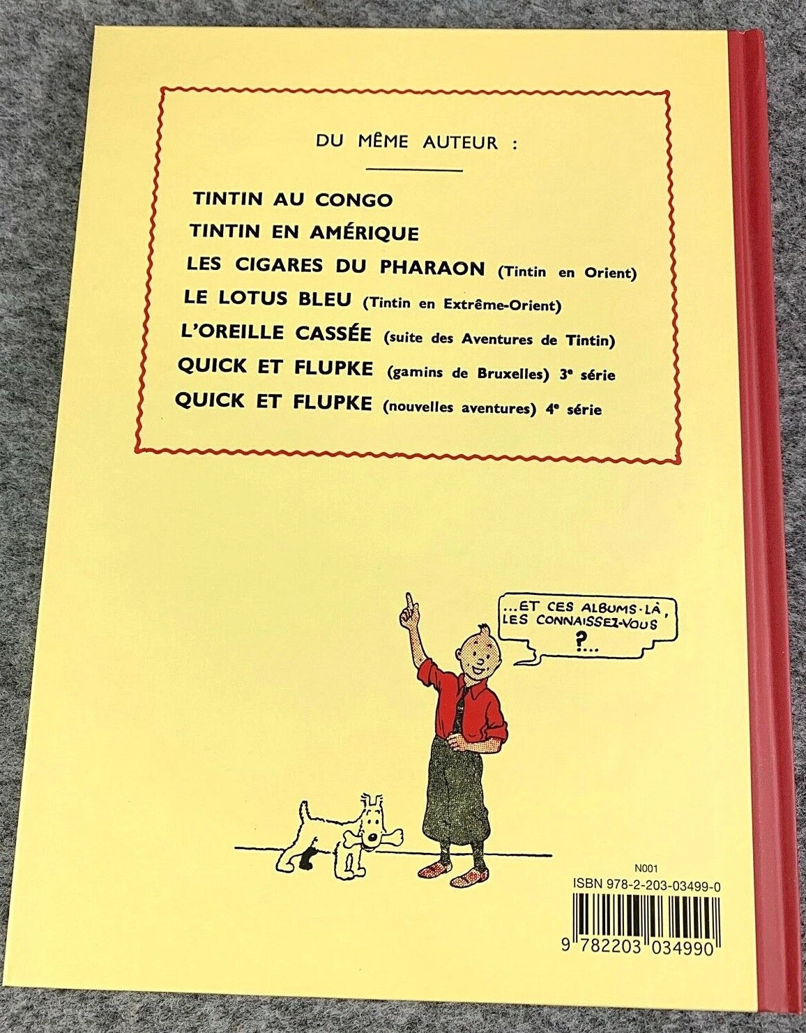 L'Île Noire Rare B&W MINI Facsimile French 1st Edition 1980s HB Tintin Book