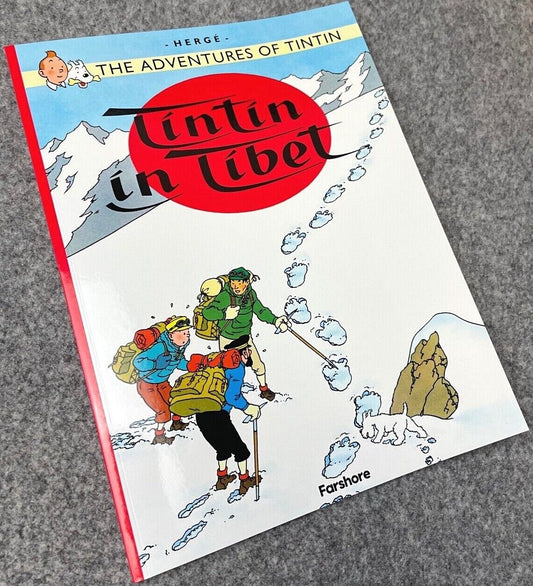 Tintin in Tibet - Tintin Farshore 2000s UK Edition Book Paperback Herge