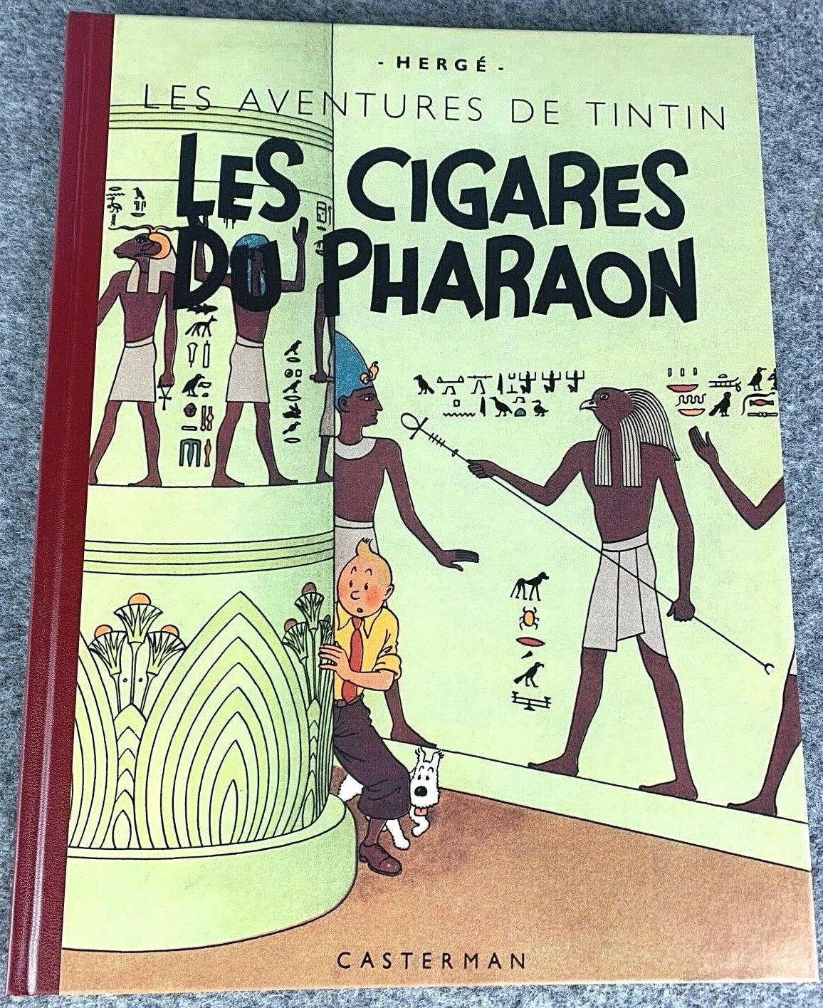 Les Cigares Du Pharaon 1st Facsimile Casterman 2009 Edition HB Tintin Book Herge EO