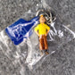 Moulinsart Toy Keyring: Tintin in Yellow 8cm Height 42466 Official Tintin Figure Key Ring