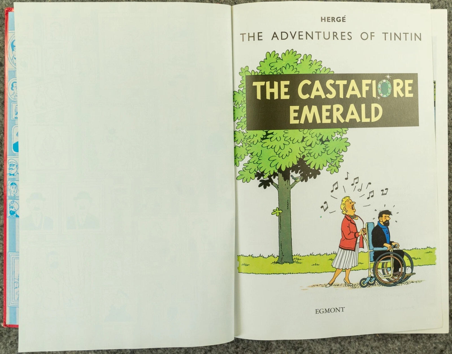 Tintin 3 in 1 Volume 7 - 1992 UK Egmont Hardback 1st Edition Comic Book