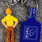 Moulinsart Toy Keyring: Tintin in Yellow 8cm Height 42466 Official Tintin Figure Key Ring