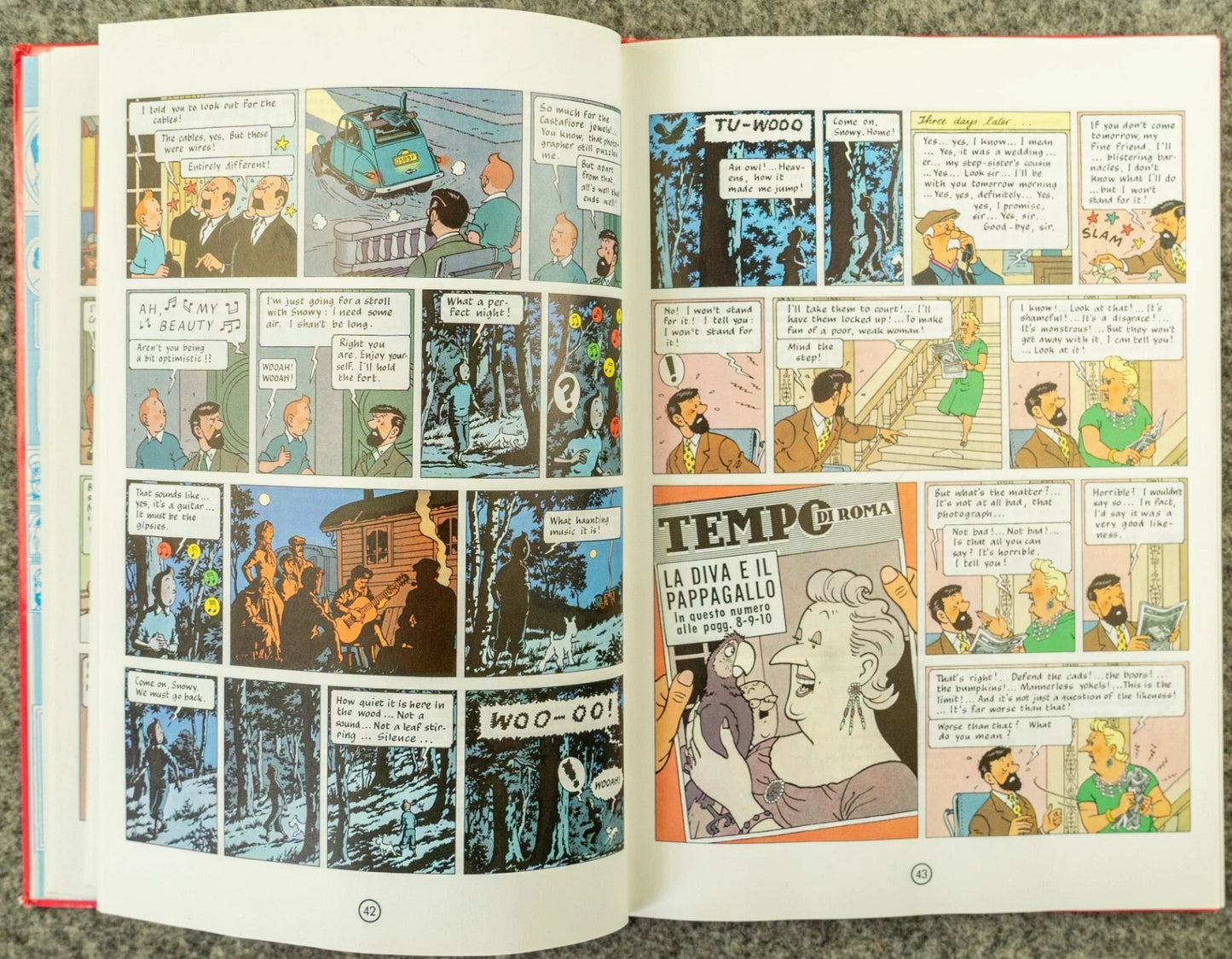 Tintin 3 in 1 Volume 7 - 1992 UK Egmont Hardback 1st Edition Comic Book