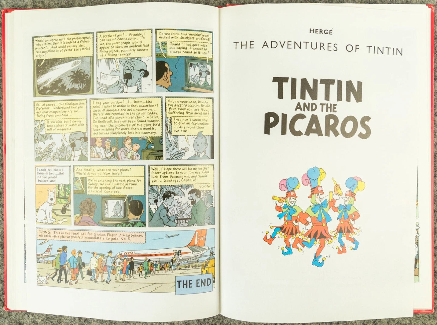 Tintin 3 in 1 Volume 7 - 1992 UK Egmont Hardback 1st Edition Comic Book