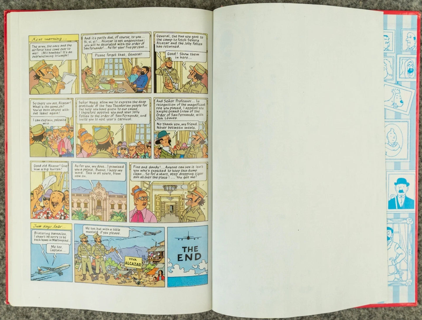 Tintin 3 in 1 Volume 7 - 1992 UK Egmont Hardback 1st Edition Comic Book