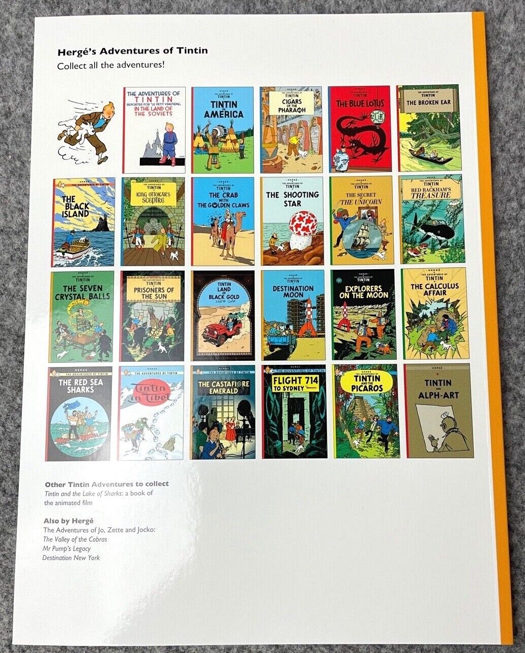 Land of Black Gold - Tintin Farshore 2000s UK Edition Book Paperback Herge