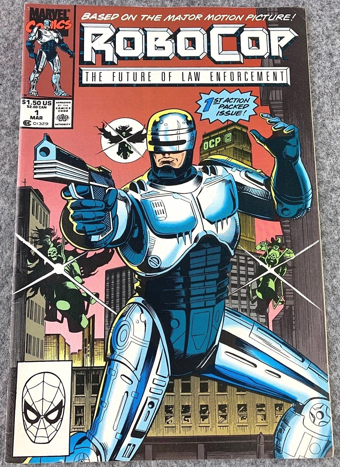 Robocop: The Future of Law Enforcement Issue 1 - Paperback 1990 Marvel Comic