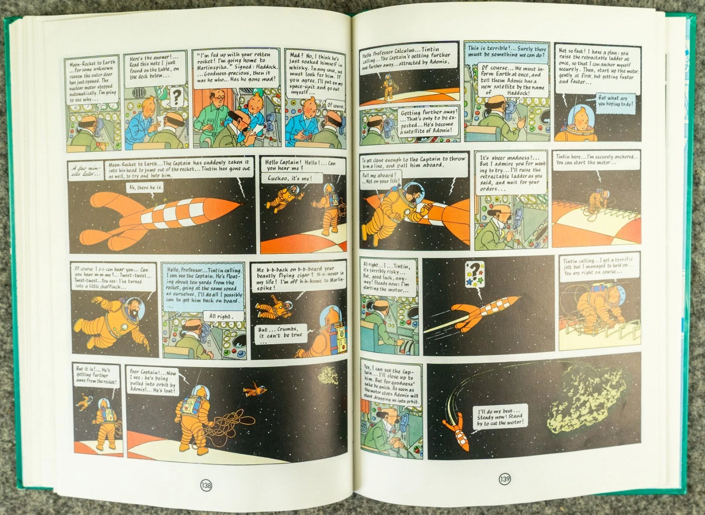 Tintin 3 in 1 Volume 5 - 1992 UK Egmont Hardback 1st Edition Comic Book