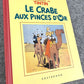 Le Crabe aux pinces d'or Rare B&W MINI Facsimile French 1st Edition 1980s HB Tintin Book