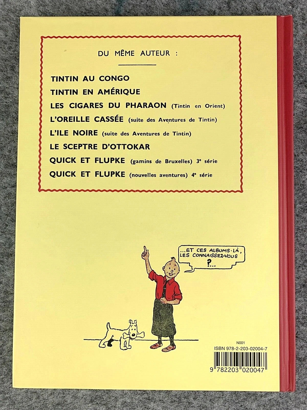 Le Lotus Bleu Rare B&W MINI Facsimile French 1st Edition 1980s HB Tintin Book