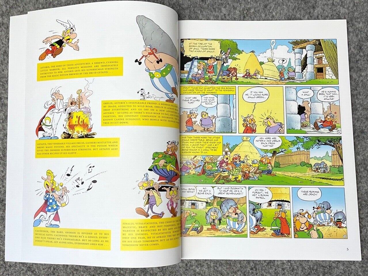 Asterix & Big Fight - 2000s Orion/Sphere UK Edition Paperback Book EO Uderzo