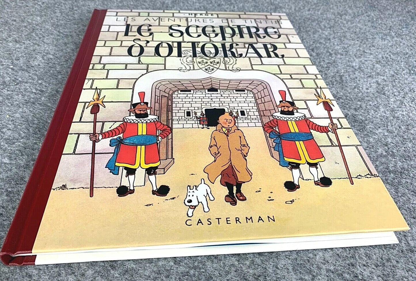 Le Sceptre D' Ottokar 1st Facsimile Casterman 2009 Edition HB Tintin Book Herge EO