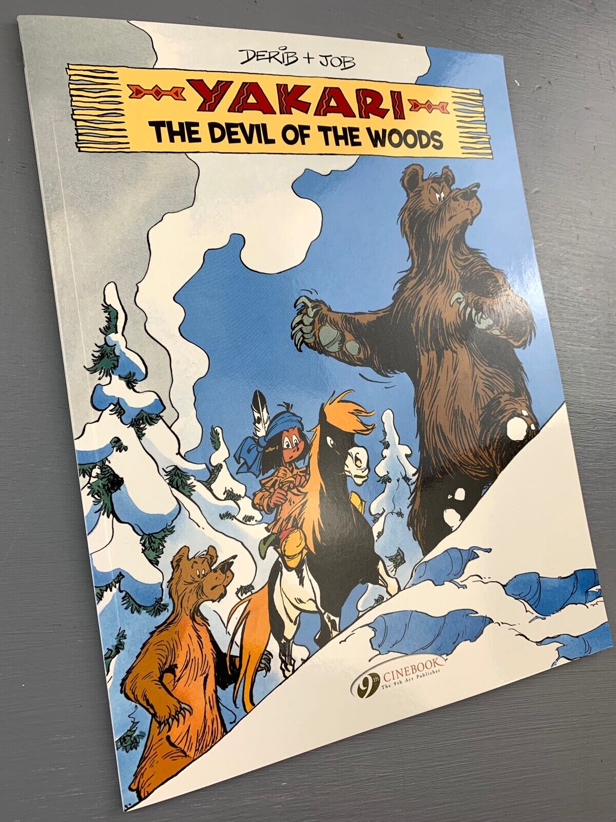 Yakari Devil of the Woods Volume 19 Cinebook Paperback Comic Book Derib+job