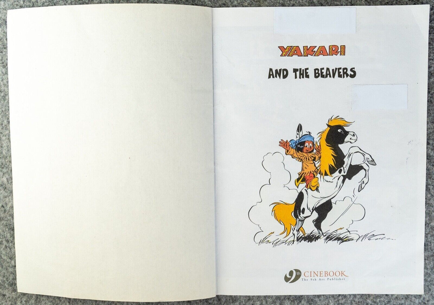 Yakari And The Beavers Volume 3 Cinebook Paperback Comic Book Derib+job